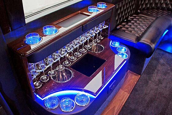 beverage bar on sprinter