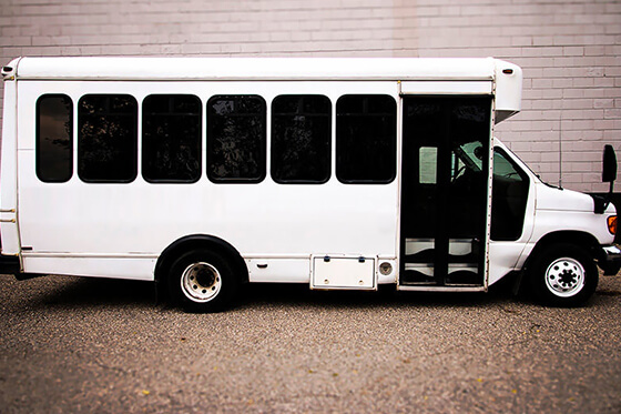 22-passenger party bus exterior