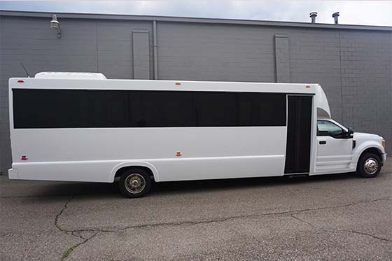 34-passenger party bus exterior