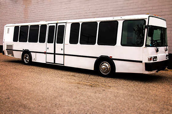 40-passenger party bus exterior
