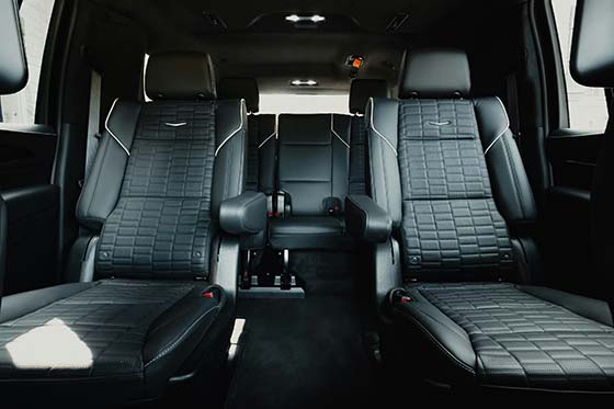 cadillac escalade with chauffeur