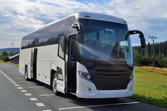 50 passenger motor coach bus