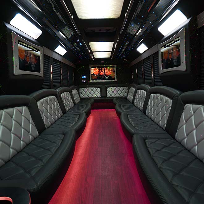 party bus alabama interior